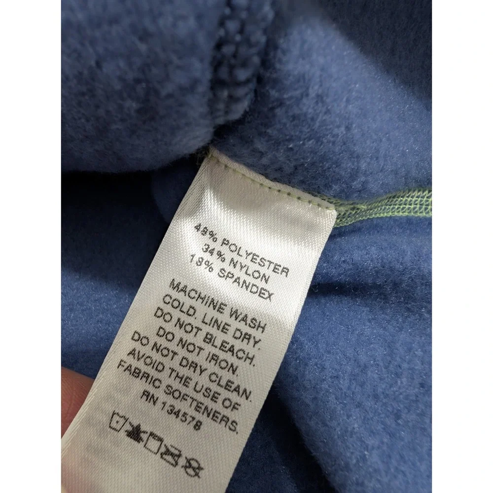 NEW Vineyard‎ Vines Jacket Mens L Full Zip Performance POWER STRETCH Fleece Blue